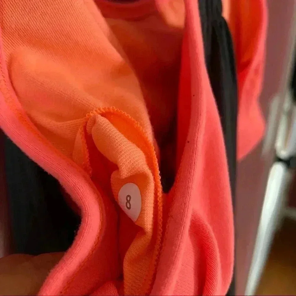 Lululemon Orange & Gray Tank